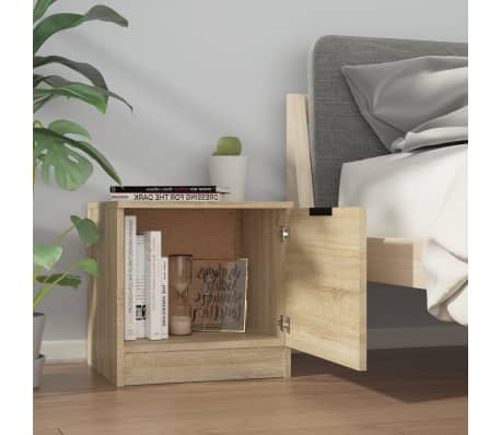 vidaXL Noćni ormarić boja hrasta sonome 40 x 39 x 40 cm