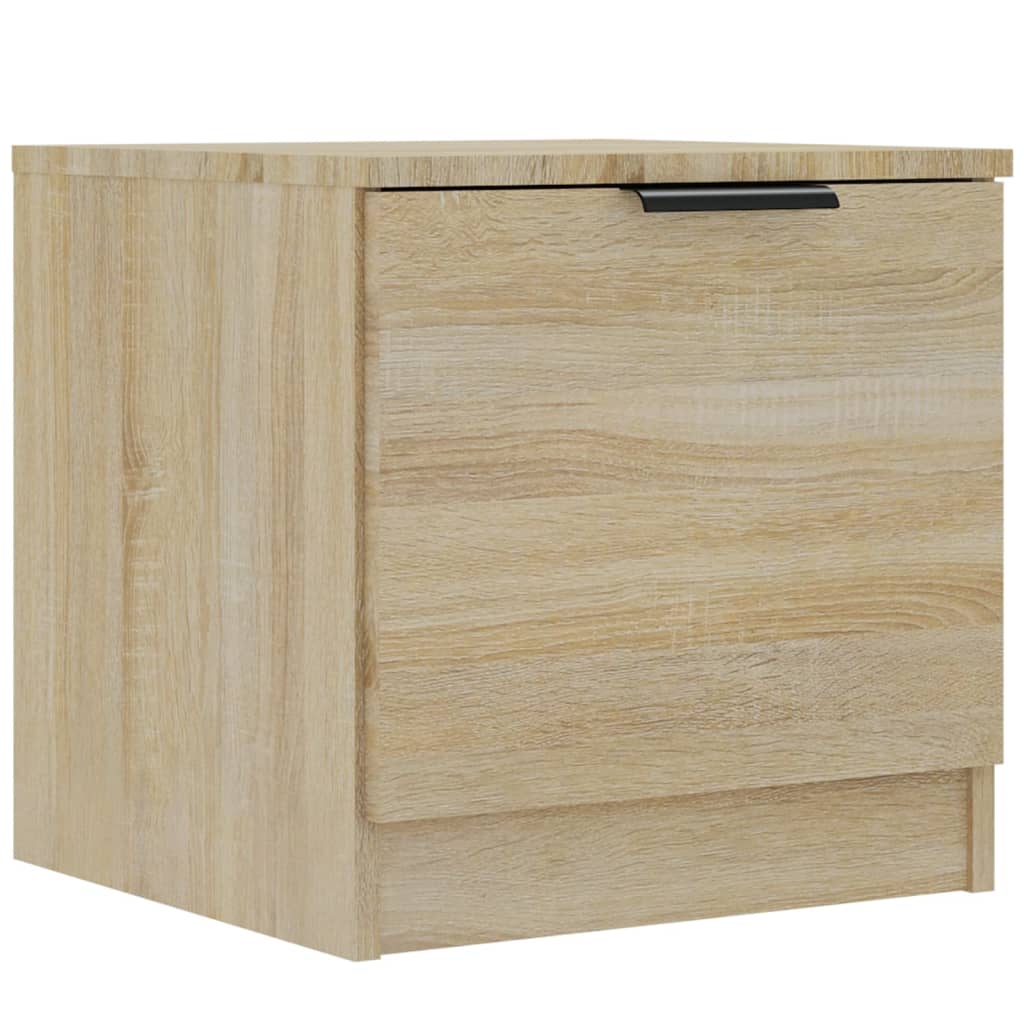 vidaXL 2 db sonoma tölgy színű éjjeliszekrény 40 x 39 x 40 cm
