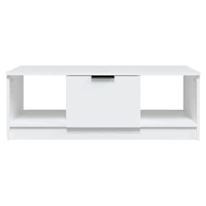 Konferenční stolek bílý 102 x 50 x 36 cm kompozitní dřevo - obrázek 3
