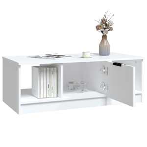 Konferenční stolek bílý 102 x 50 x 36 cm kompozitní dřevo - obrázek 6