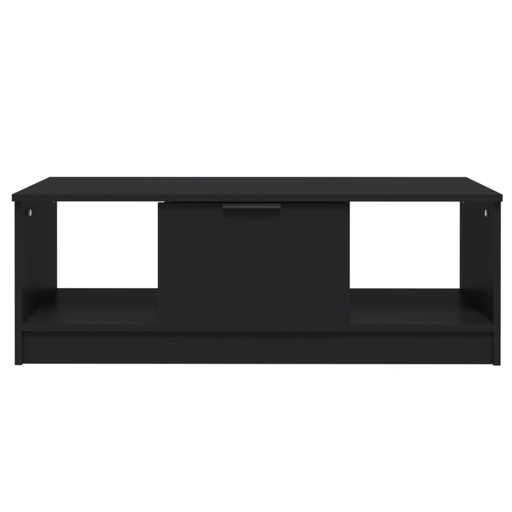 

vidaXL Salontafel 102x50x36 cm bewerkt hout zwart
