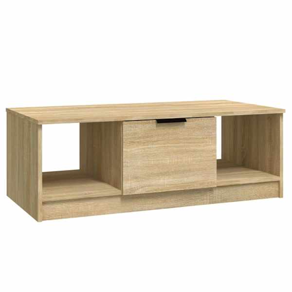vidaXL kohvilaud, Sonoma tamm, 102 x 50 x 36 cm, tehispuit