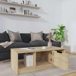 Konferenční stolek dub sonoma 102 x 50 x 36 cm kompozitní dřevo - obrázek 7