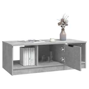 Konferenční stolek betonově šedý 102x50x36 cm kompozitní dřevo - obrázek 6