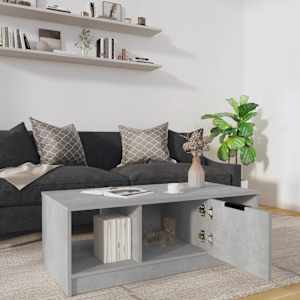 Konferenční stolek betonově šedý 102x50x36 cm kompozitní dřevo - obrázek 7