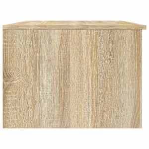 Konferenční stolek bílý dub sonoma 102x50x36cm kompozitní dřevo - obrázek 4