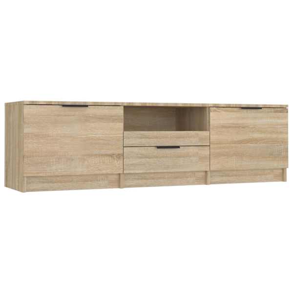 vidaXL telerikapp Sonoma tamm 140 x 35 x 40 cm t&ouml;&ouml;deldud puit