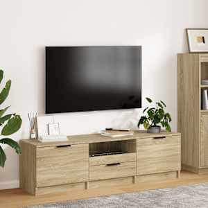 TV omarica sonoma hrast 140x35x40 cm inženirski les