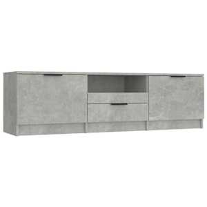 TV skříňka betonově šedá 140 x 35 x 40 cm kompozitní dřevo - obrázek 2