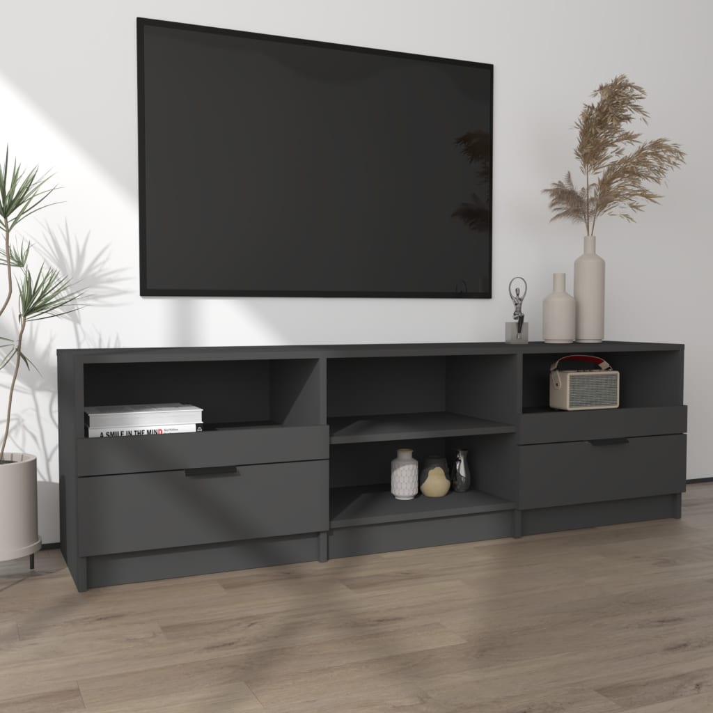 

vidaXL Tv-meubel 150x33,5x45 cm bewerkt hout zwart