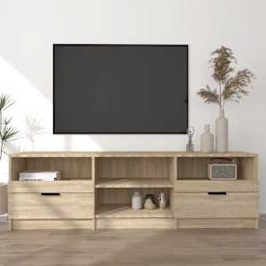 TV skříňka dub sonoma 150 x 33,5 x 45 cm kompozitní dřevo - obrázek 1