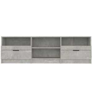 TV skříňka betonově šedá 150 x 33,5 x 45 cm kompozitní dřevo - obrázek 4