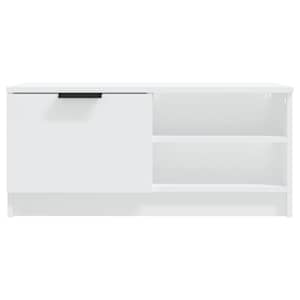 TV skříňka bílá 80 x 35 x 36,5 cm kompozitní dřevo - obrázek 4