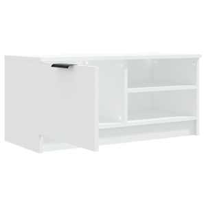 TV skříňka bílá 80 x 35 x 36,5 cm kompozitní dřevo - obrázek 5