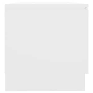 TV skříňka bílá 80 x 35 x 36,5 cm kompozitní dřevo - obrázek 6