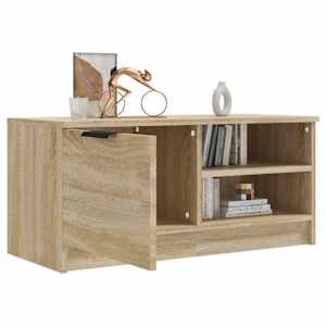 TV skříňka dub sonoma 80 x 35 x 36,5 cm kompozitní dřevo - obrázek 7