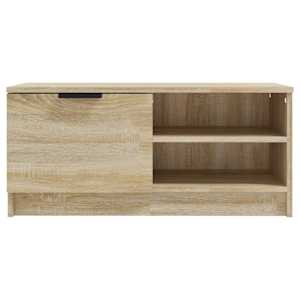 TV skříňka dub sonoma 80 x 35 x 36,5 cm kompozitní dřevo - obrázek 4