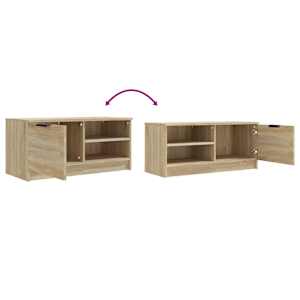 TV skříňka dub sonoma 80 x 35 x 36,5 cm kompozitní dřevo - obrázek 8