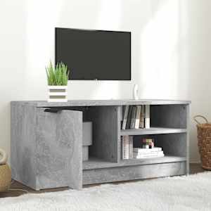 TV skříňka betonově šedá 80 x 35 x 36,5 cm kompozitní dřevo - obrázek 3
