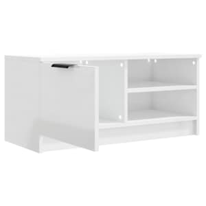 TV skříňka bílá s vysokým leskem 80x35x36,5 cm kompozitní dřevo - obrázek 5