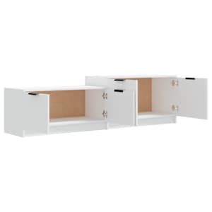 TV skříňka bílá 158,5 x 36 x 45 cm kompozitní dřevo - obrázek 6