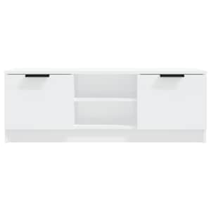 TV skříňka bílá 102 x 35 x 36,5 cm kompozitní dřevo - obrázek 3
