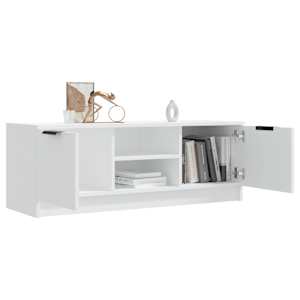 TV skříňka bílá 102 x 35 x 36,5 cm kompozitní dřevo - obrázek 7