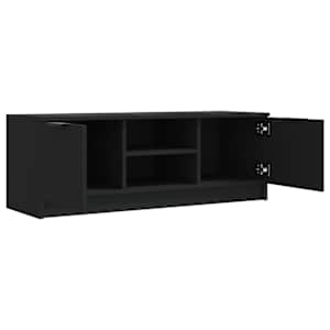 TV skříňka černá 102 x 35 x 36,5 cm kompozitní dřevo - obrázek 4