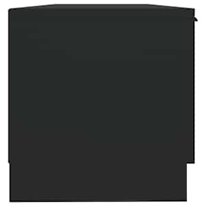 TV skříňka černá 102 x 35 x 36,5 cm kompozitní dřevo - obrázek 5
