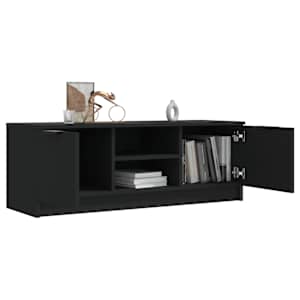 TV skříňka černá 102 x 35 x 36,5 cm kompozitní dřevo - obrázek 7