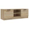 vidaXL telerikapp, Sonoma tamm, 102x35x36,5 cm, tehispuit