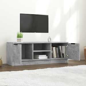 TV skříňka betonově šedá 102 x 35 x 36,5 cm kompozitní dřevo - obrázek 6