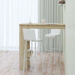 Nástěnný barový stolek sonoma 102x45x103,5 cm kompozitní dřevo - obrázek 6
