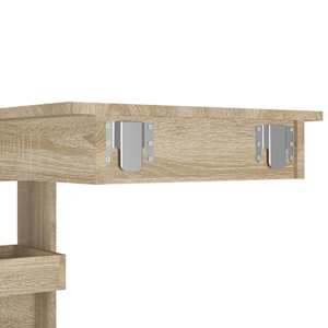 Nástěnný barový stolek sonoma 102x45x103,5 cm kompozitní dřevo - obrázek 8