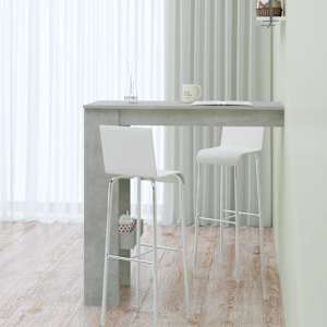 Nástěnný barový stolek betonově šedý 102 x 45 x 103,5 cm - obrázek 6