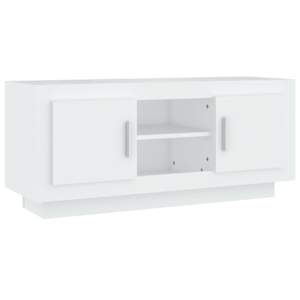 TV skříňka bílá 102 x 35 x 45 cm kompozitní dřevo - obrázek 2