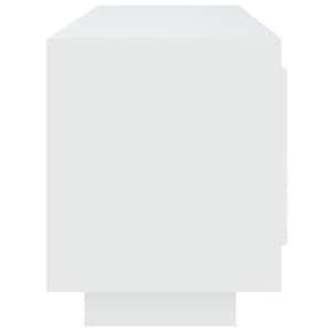 TV skříňka bílá 102 x 35 x 45 cm kompozitní dřevo - obrázek 6