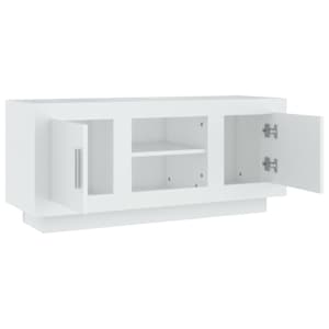 TV skříňka bílá 102 x 35 x 45 cm kompozitní dřevo - obrázek 7