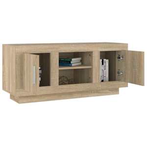 TV skříňka dub sonoma 102 x 35 x 45 cm kompozitní dřevo - obrázek 4