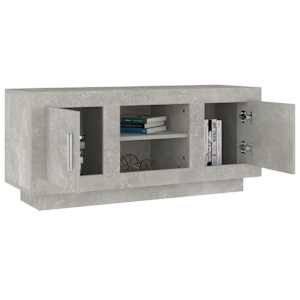 TV skříňka betonově šedá 102 x 35 x 45 cm kompozitní dřevo - obrázek 4