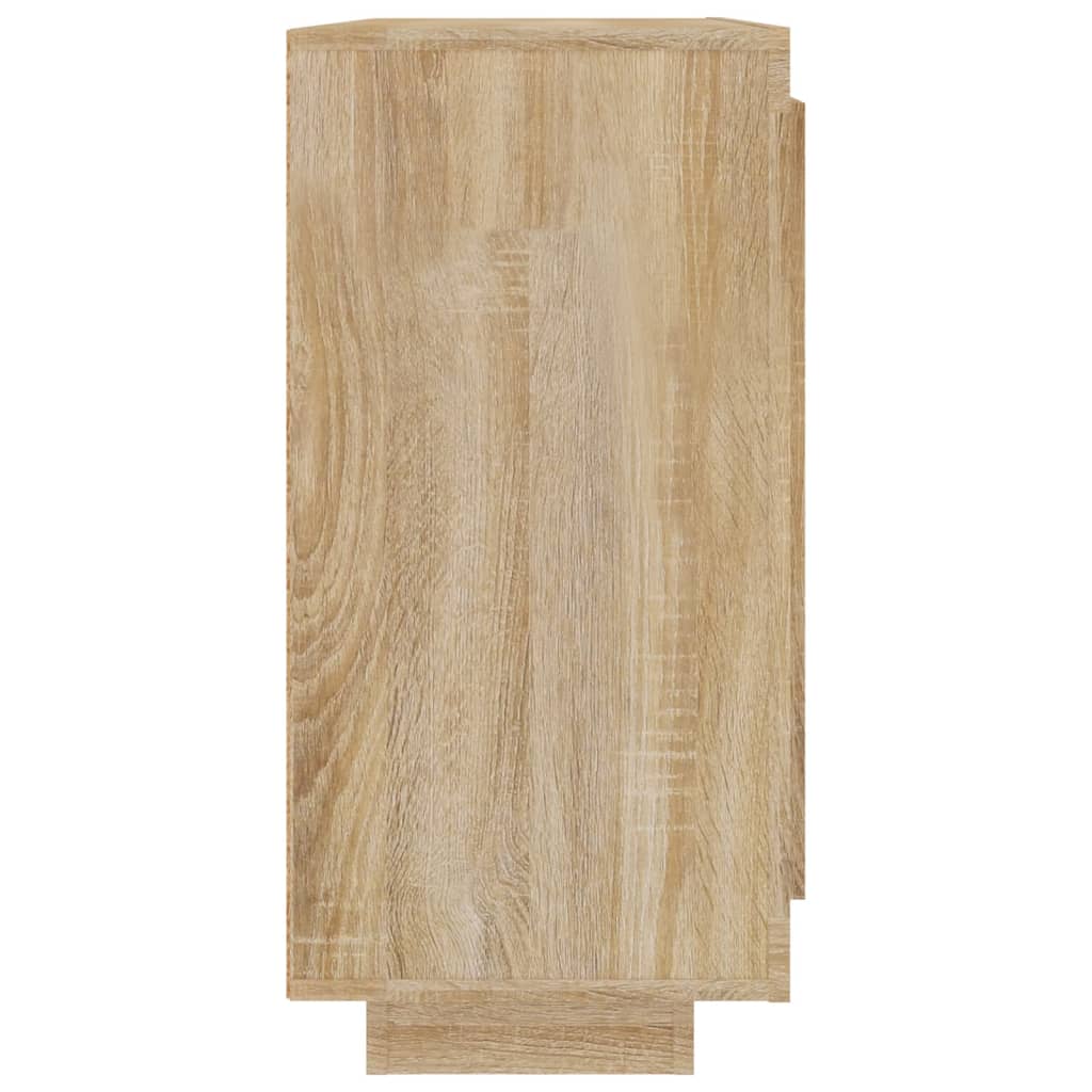 Příborník dub sonoma 92 x 35 x 75 cm kompozitní dřevo