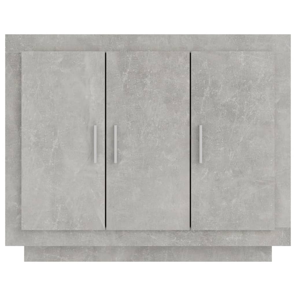 Příborník betonově šedý 92 x 35 x 75 cm kompozitní dřevo