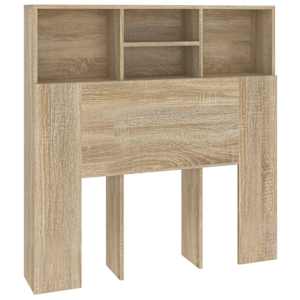Čelo postele s úložným prostorem dub sonoma 100 x 19 x 103,5 cm - obrázek 2