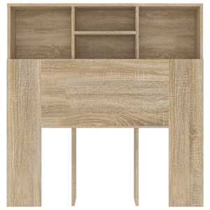 Čelo postele s úložným prostorem dub sonoma 100 x 19 x 103,5 cm - obrázek 4