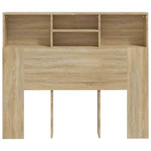 Čelo postele s úložným prostorem dub sonoma 120 x 19 x 103,5 cm - obrázek 5