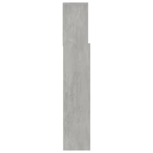 Čelo postele s úložným prostorem betonově šedé 120x19x103,5 cm - obrázek 6