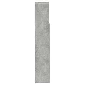 Čelo postele s úložným prostorem betonově šedé 140x19x103,5 cm - obrázek 6