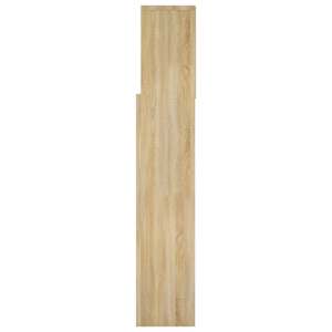 Čelo postele s úložným prostorem dub sonoma 160 x 19 x 103,5 cm - obrázek 6
