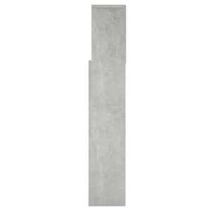 Čelo postele s úložným prostorem betonově šedé 160x19x103,5 cm - obrázek 6