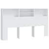 vidaXL voodipeatsi kapp valge 180x19x103,5 cm